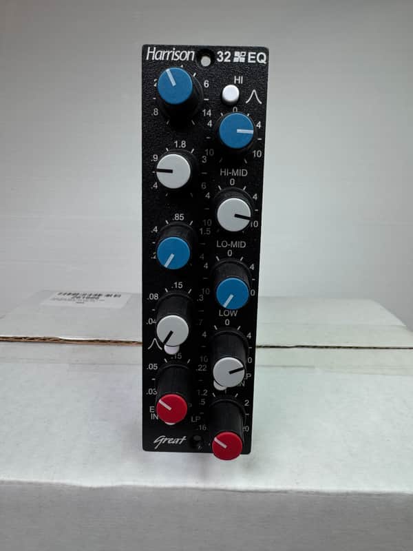 Great River Electronics Harrison 32EQ 500 Series Equalizer Module 2010s - Black image 1