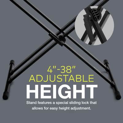 Knox Gear Adjustable Double X Keyboard Stand image 12
