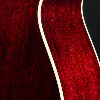 Bourgeois SJ Oval Hole Mahogany and Aged Tone Adirondack Spruce Black Top Custom NEW image 18