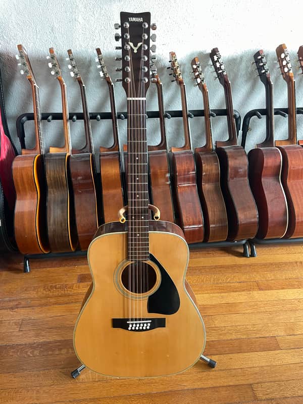 yamaha fg-420-12 12 string acoustic guitar with new set of strings image 1