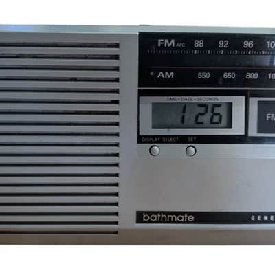 GE Bathmate AM FM Bathroom Radio Model 7-4204A Vintage Shower image 5