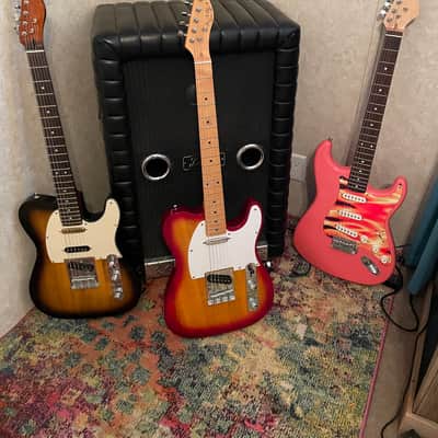 Kara Guitars Inc. Tele-Style 2000's - Red-Burst image 11