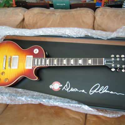 Gibson Custom Shop Duane Allman Hot Lanta Signature Les Paul 2003 chevron burst image 2