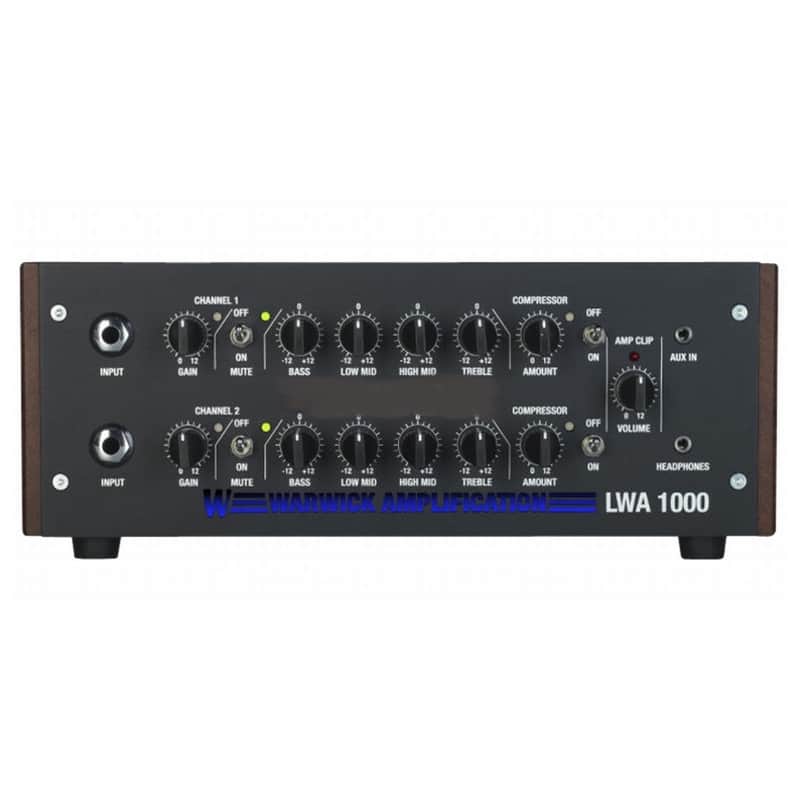 Warwick LWA 1000 Watt 2-Channel Bass Head | Reverb