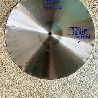 Paiste Formula 602 sound edge hihat 15” (blue label) image 2