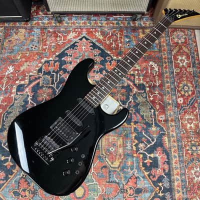 1986 Charvel Model 4 Super Strat by Jackson/Charvel - Black image 4