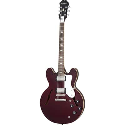 Epiphone Noel Gallagher Riviera Semi-Hollow Electric Guitar - Dark Wine Red image 2