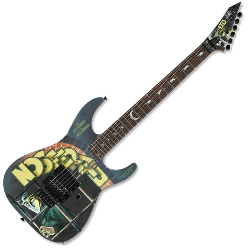 ESP LTD KH-Nosferatu Kirk Hammett Signature Black w/ Graphic image 1
