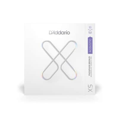 D'Addario XSAPB1152 Acoustic Phosphor Bronze, Custom Light, 11-52 image 1