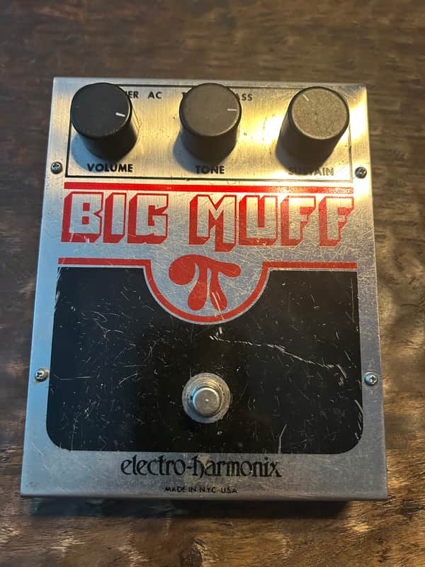 Electro-Harmonix Big Muff Pi V3 (Red & Black) 1977 - 1978 - Silver image 1