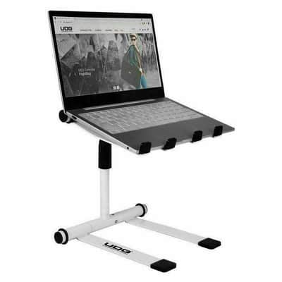 UDG Ultimate Height Adjustable Laptop/DJ Controller/Production Gear Stand (white) image 2