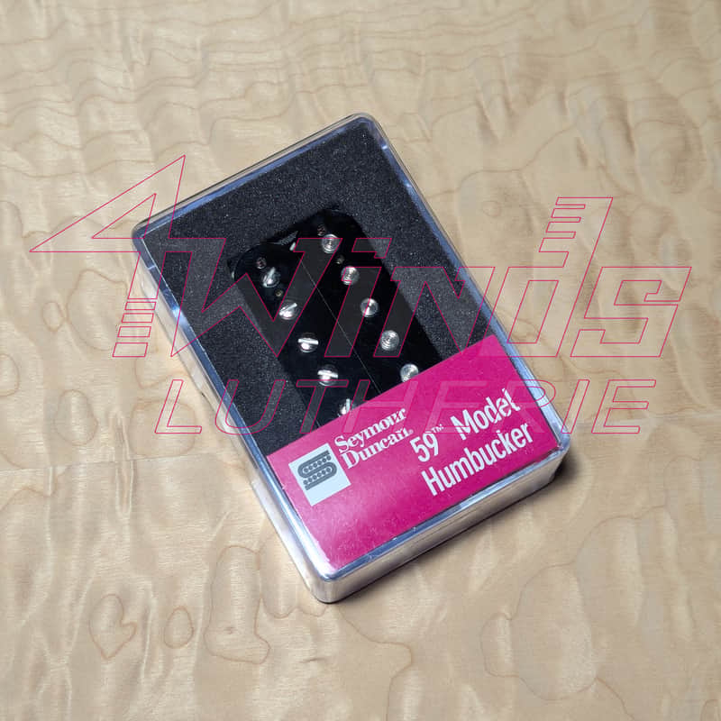 Seymour Duncan '59 4-Conductor SH-1n NECK Humbucker Pickup BLACK 11101-01-4c image 1