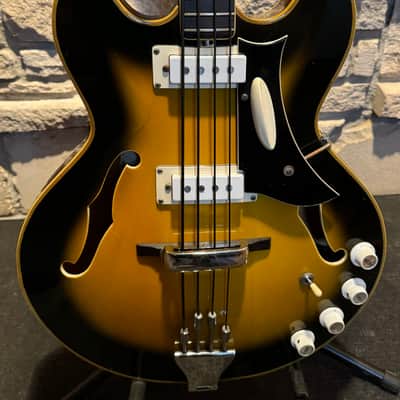 Eko Model 99 Bass 1960's  - Brownburst image 10