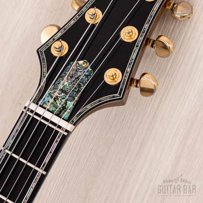 Harvey Leach Cutaway Archtop 17" Carved Acoustic Electric Guitar Sunburst w/ Benedetto, Case image 4