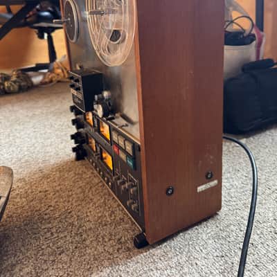 TEAC A-3440S 1/4" 4-Track Reel to Reel Tape Recorder 1970s - Silver image 3