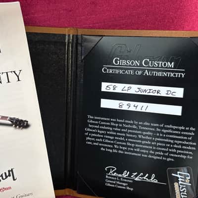 Gibson Custom Shop '58 les Paul Junior 2019 - Cherry image 19
