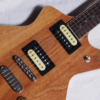 DEAN Cadillac 1980 electric GUITAR Natural Mahogany NEW w/ Hard Case image 5