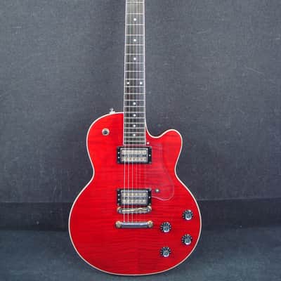 DeArmond M-72 Bluesbird Trans Red Finish Electric Guitar USA Pickups image 1