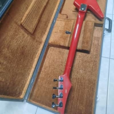 Ibanez DB700-RD Destroyer Bass 1984 Red image 9