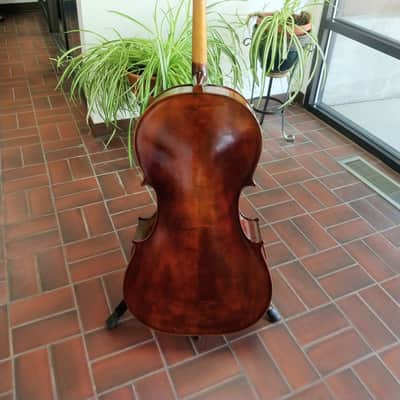 New Cedar Music Model CD 4/4 Full Size Cello - Oil Varnish with Bow, Rosin, Bag and Warranty image 4