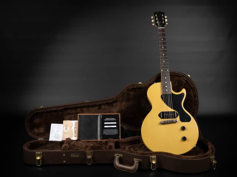 2024 Gibson Custom Shop ‘57 Reissue Les Paul Junior Singlecut TV Yellow VOS | USA 1957 Historic P-90 Pickup Handwired Electronics Wraparound Bridge 3.87kg | CoA OHSC image 1