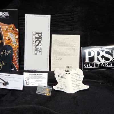 PRS 2003 McCarty Brazilian SIGNED | Orange | Quilted 10 TOP | Brazilian Rosewood | #193/500 | YouTube Video image 14