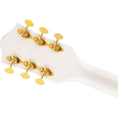 Gretsch G5422TG Electromatic Classic Hollow Body Double-Cut Bigsby Snowcrest White - Semi Acoustic Guitar image 5