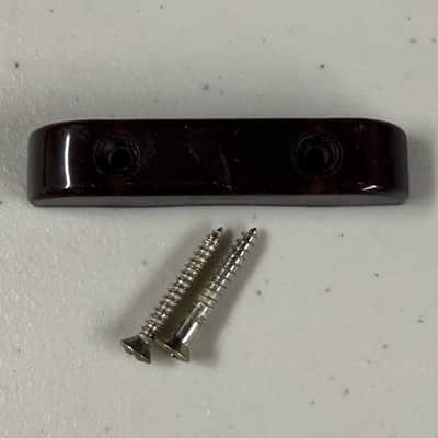 Fender Bass Brown Thumb Rest with Screws 1960's (M-476) image 1