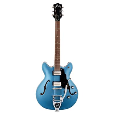 Guild Starfire I Double-Cut Semi-Hollow Guitar w/GVT - Pelham Blue Metallic image 2
