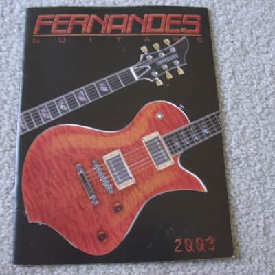 Fernandes 2003 Fernandes Guitar Catalog 2000's image 1