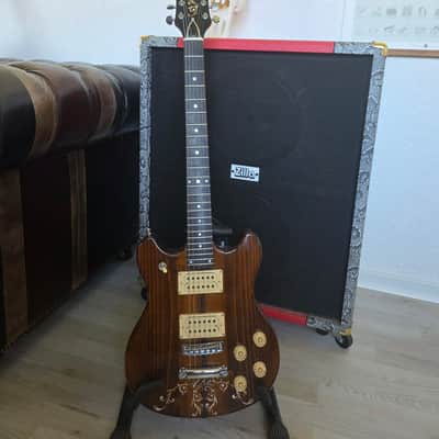 Eko M-20 Custom DC Roberto Brandoni M20 Guitar - Vintage 70s DiMarzio Creme Super Distortion Humbucker Pickups image 2