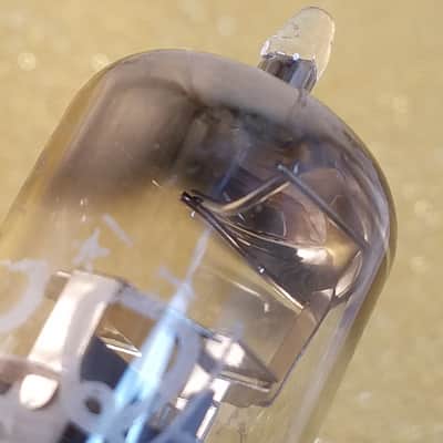 Amperex Matched Pair (2) 6922 tNOS AT1000 TESTED Vacuum Tubes Rare D getter PQ Premium Quality USA Gold Pins E88CC dual triode 1958-1961 image 10