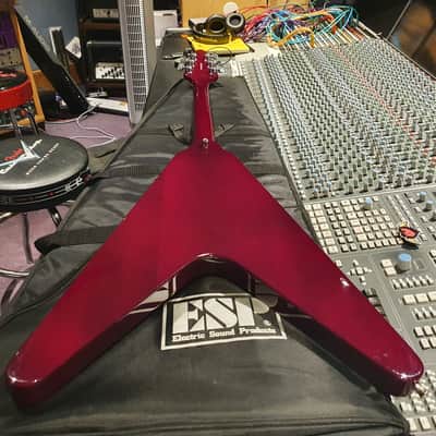 ESP Edwards Custom Flying V Artist Owned by FAMOUS guitarist And metal producer Andy Sneap! image 9