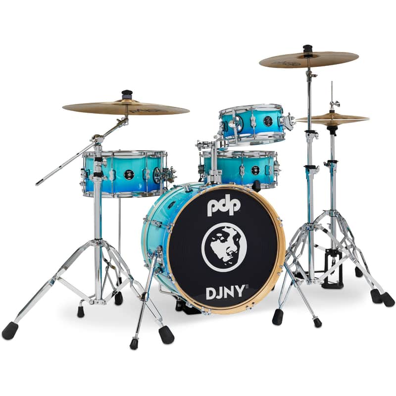 Pacific Drums & Percussion Daru Jones New Yorker II 4-Piece - Blue Fade image 1