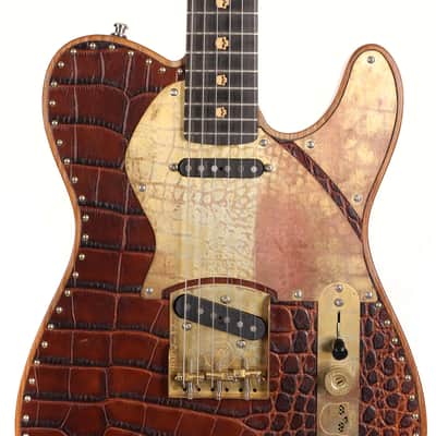 Paoletti Nancy Wine Crocodile Series Guitar 2019 image 4