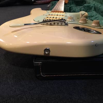 No.032423 RARE Order Fender Japan ST-65 VWHT/LM MADE IN JAPAN FUJIGEN INC. Maintained EX- - - image 7