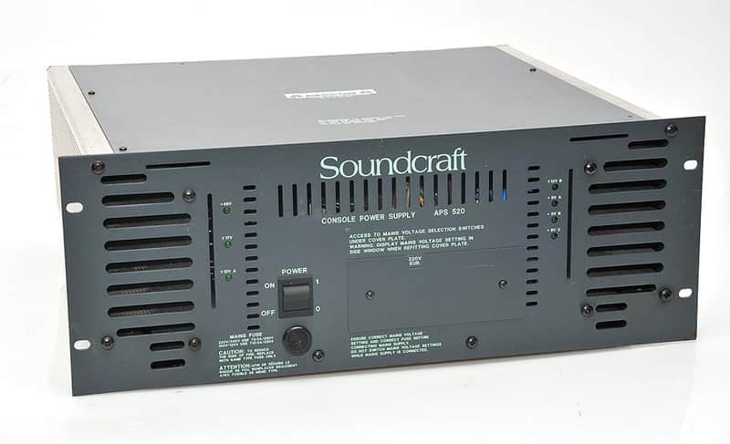 Soundcraft APS 520 Power Suply Unit for DC2000 and DC2020 Studio Desks image 1