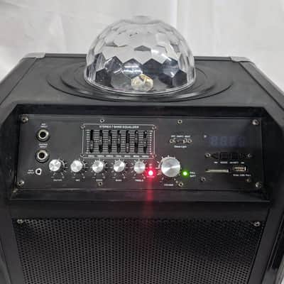 NUTEK TS-20110b-1 10-inch 5ah Portable Sound System With Disco Light, Bluetooth image 7