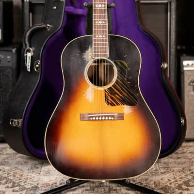 Gibson Custom Shop 1936 Advanced Jumbo Murphy Lab Heavy Aged Acoustic Guitar - Vintage Sunburst with Hardshell Case image 14