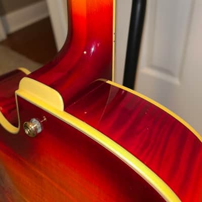 Ibanez AF151-AWB 2013 - aged whiskey burst image 10