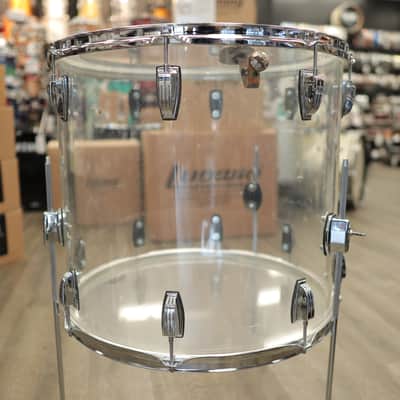 1970s Ludwig Vistalite 20" Floor Tom (Clear) image 8