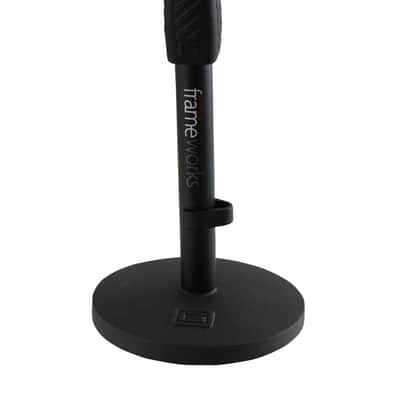 Gator Frameworks Desktop Mic Stand With Round Base And Twist Clutch image 2