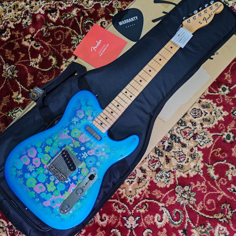 *NEW IN BOX* 2025 Fender Limited Edition FSR Classic '69 Telecaster Blue Flower with Maple Fretboard, MIJ