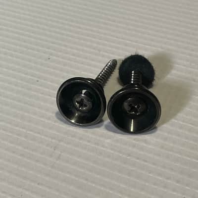 1990's Era Japan Jackson Professional Dinky Guitar Factory Black Oversize Strap Buttons image 1