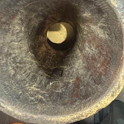 Djembe carved hand drum 13" image 4