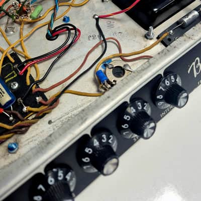 1966 Fender Bandmaster 40-Watt Head *FULLY RESTORED VINTAGE BLACKFACE AMP* image 14