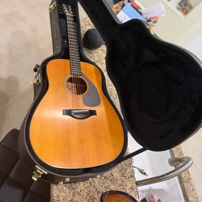 Yamaha FGX5 Red Label Dreadnought Natural | Reverb