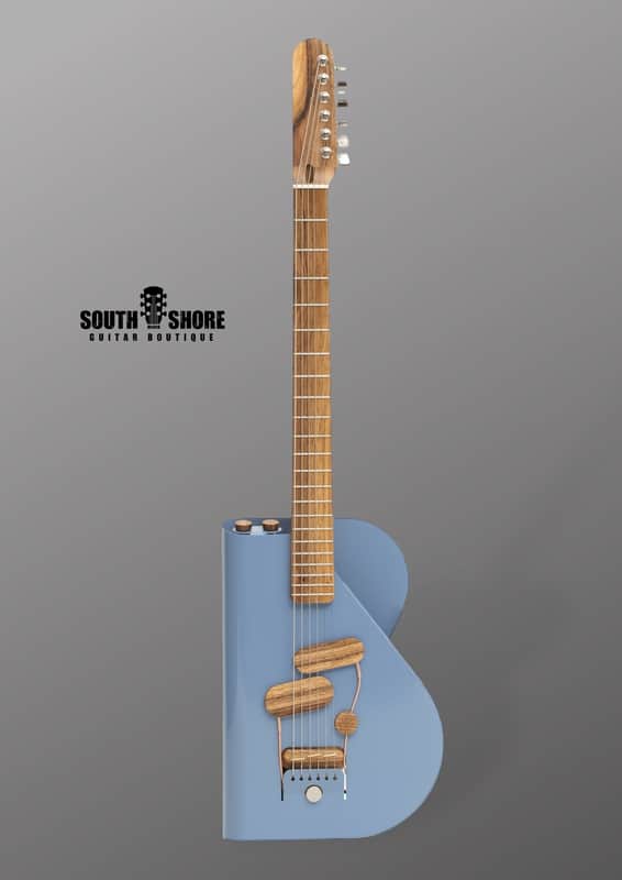Verso Orbit Baritone 2024. - Dove Blue / Walnut - Sheet Metal Body w/ freely adjustable Magnetic Pickups SC1 Neck & HB2 Bridge - NEW. (Authorized Dealer) image 1