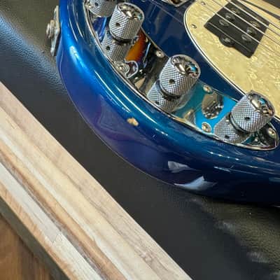 Ernie Ball Music Man StingRay 3 EQ H - Blue Pearl #36188 with Gig Bag image 17