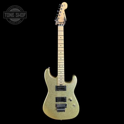 Charvel Custom Shop San Dimas 2H FR Gold Sparkle w/case C17761 image 2